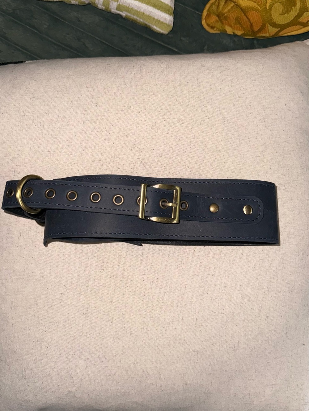 Women’s handcrafted genuine Leather Belt with Brass Buckle